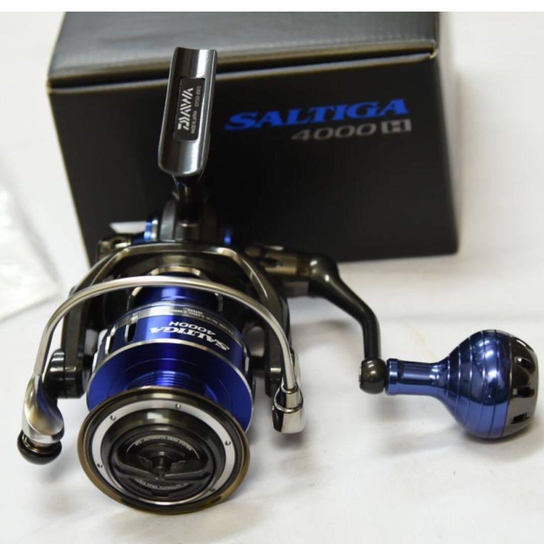 2015 Daiwa Saltiga 4000H with Spare Spool, Sports Equipment, Fishing on  Carousell