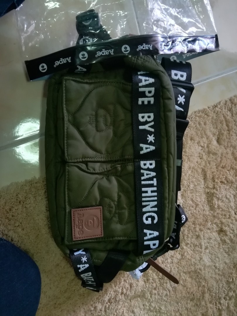 bathing ape sling bag