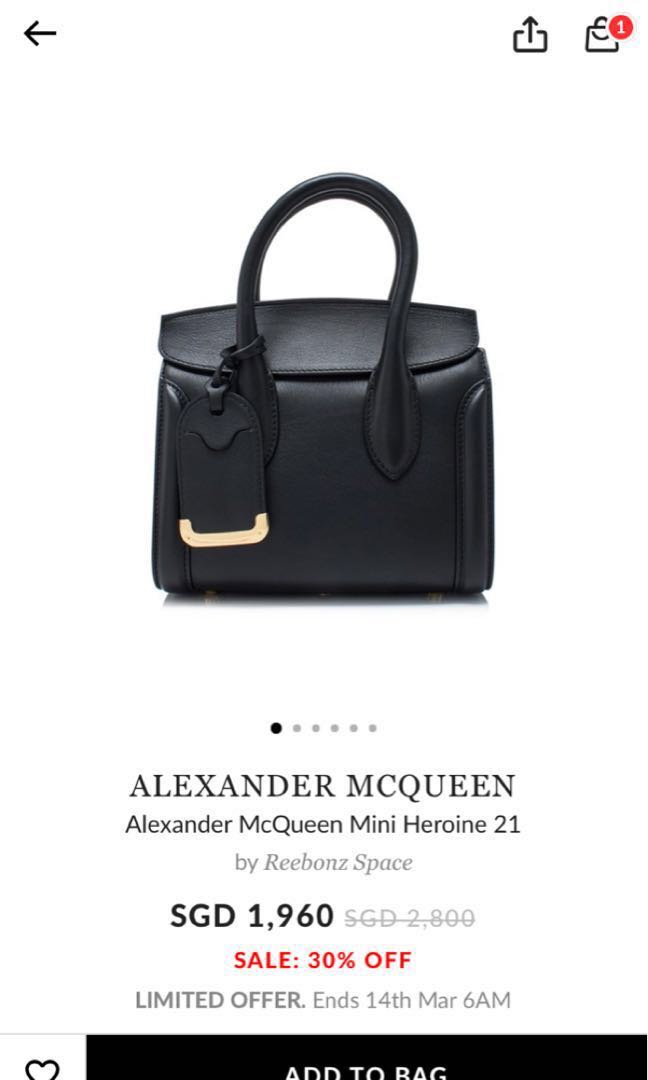 Alexander Mcqueen Heroine 21, Luxury 