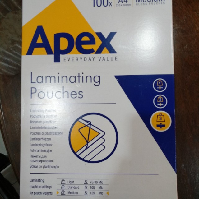 Apex laminating pouches, Hobbies & Toys, Books & Magazines, Magazines