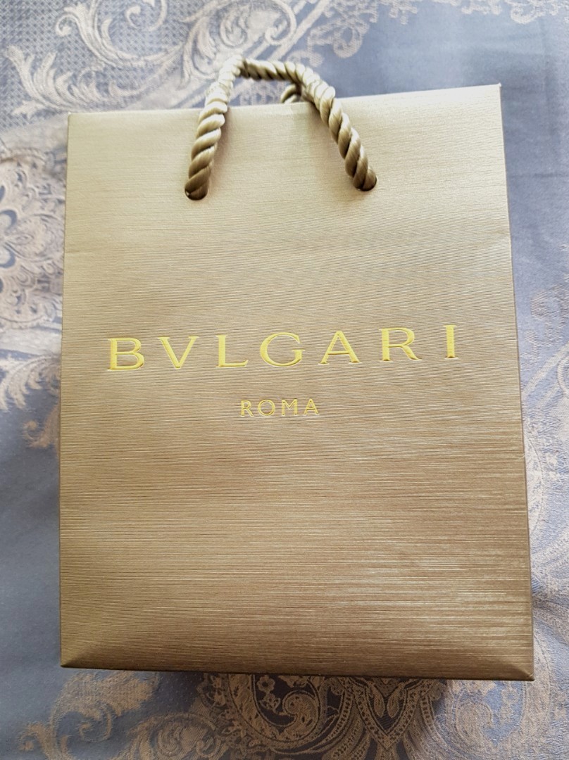 Bvlgari outlet shopping bag
