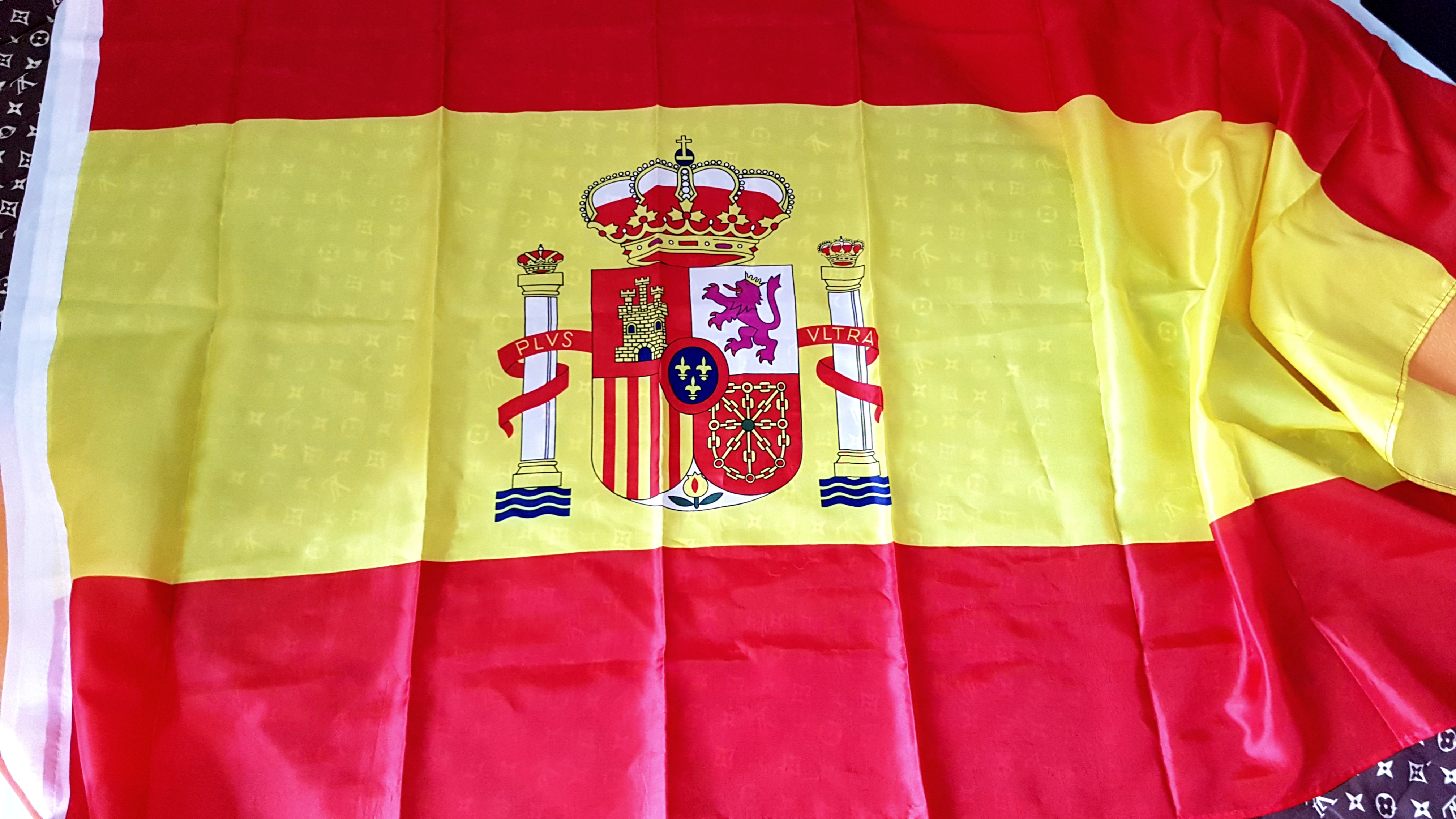 Bendera Negara Spanyol Import Preloved Fesyen Pria Aksesoris Di