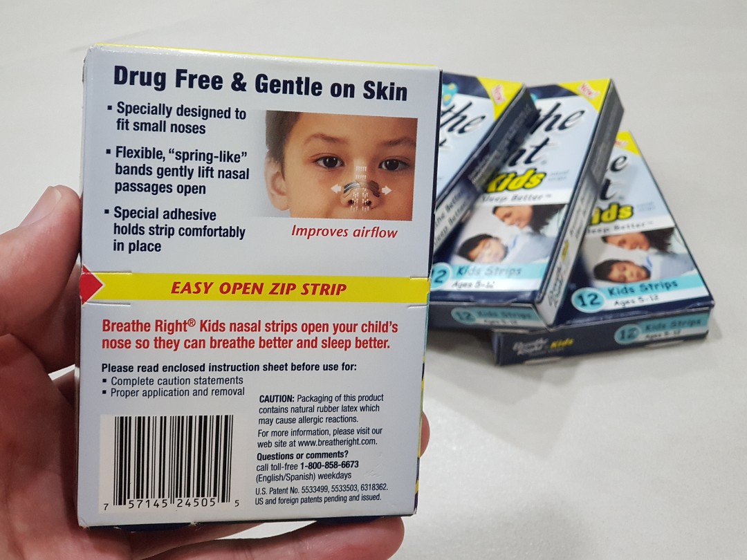 Breathe Right Kids (Nasal Strip), Babies & Kids, Baby Nursery & Kids