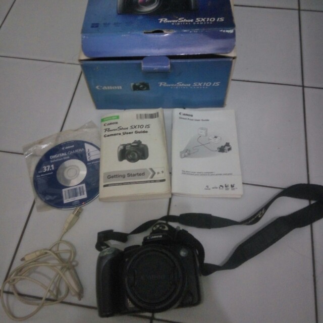 turun harga murah canon powershot sx10 is dus lengkap