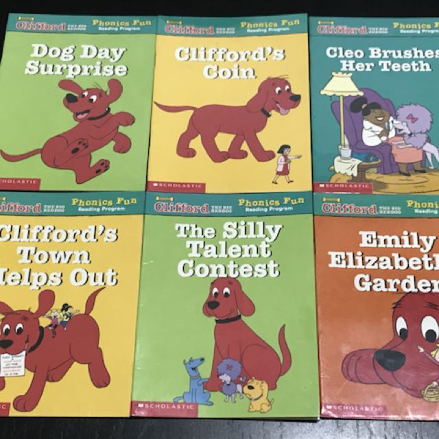 Clifford The Big Red Dog Phonics Fun - Pack 6, Hobbies & Toys, Books ...