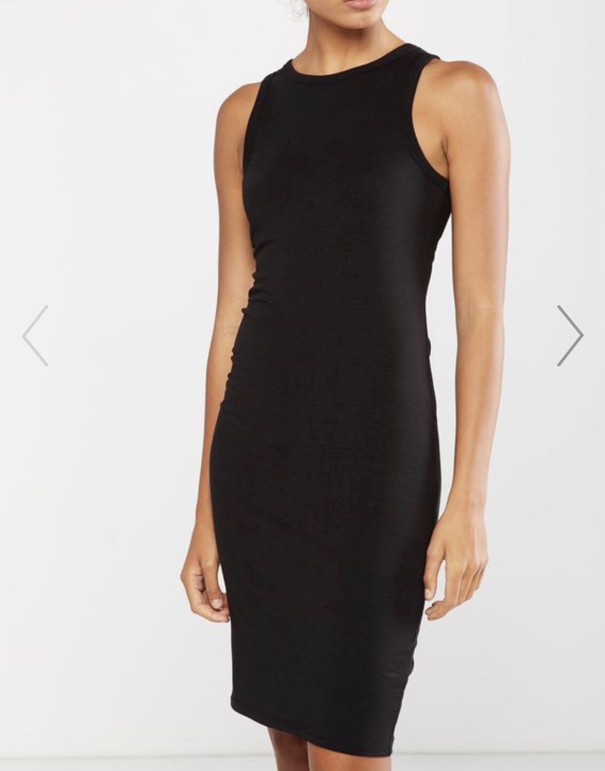 Cotton on black midi dress Clearance