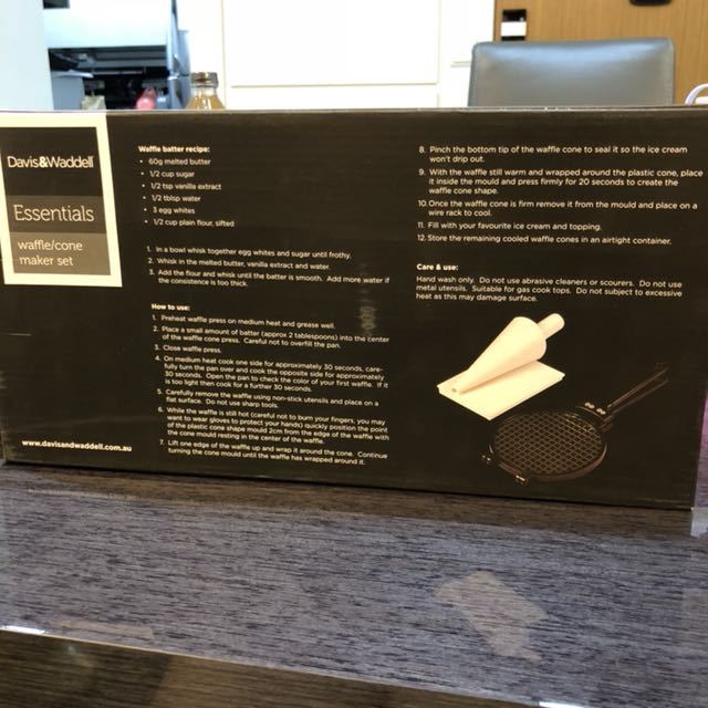 davis & waddell waffle maker