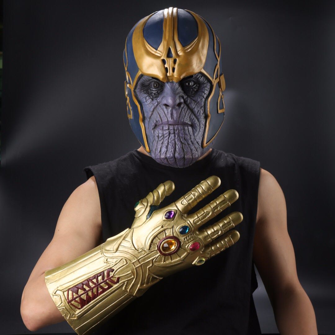 FREE DELIVERY Marvel Avengers Infinity War Thanos Latex ...