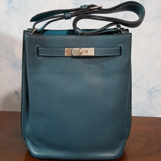 Hermes So Kelly 22 Turquoise Clemence – ＬＯＶＥＬＯＴＳＬＵＸＵＲＹ
