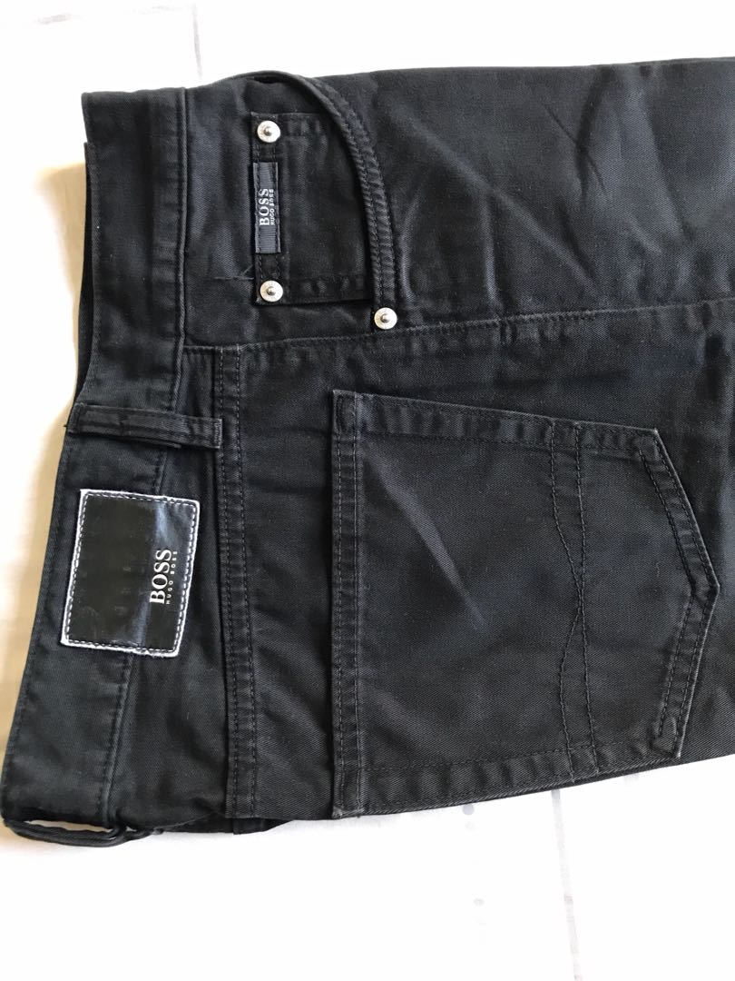 Hugo Boss Smart Casual Black Pants Men S Fashion Clothes On