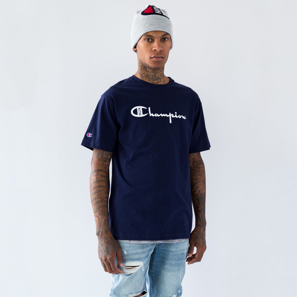 Kith x champion tee online