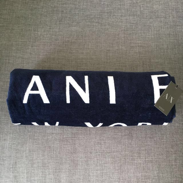 armani exchange towel