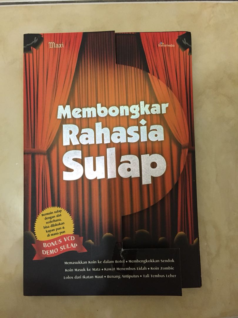 Membongkar Rahasia Sulap Buku Alat Tulis Buku Di Carousell Membongkar Rahasia Sulap Buku Alat Tulis Buku Di Carousell