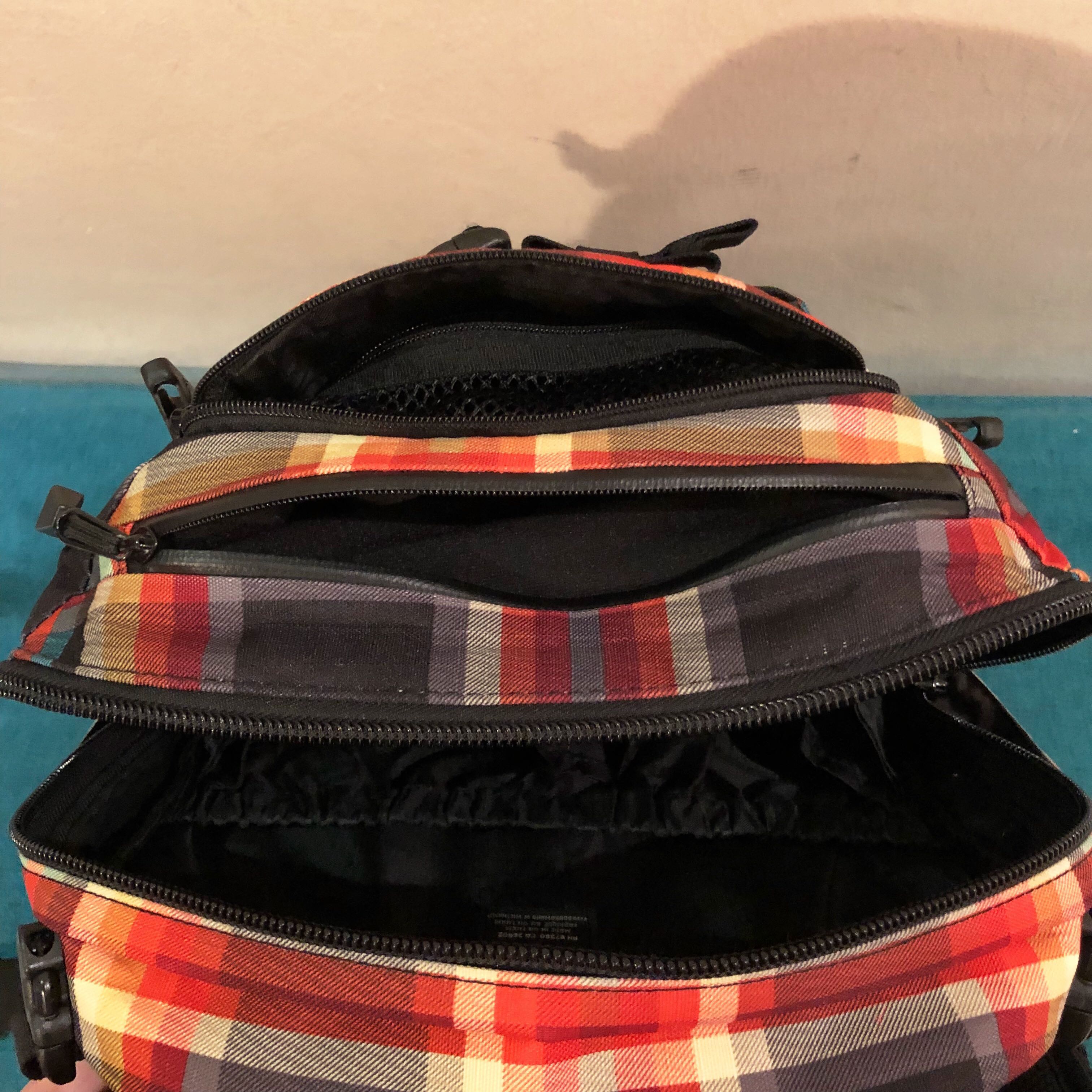 Mint Burton Rider’s Pack Majestic Black Plaid Backpack, Men's Fashion