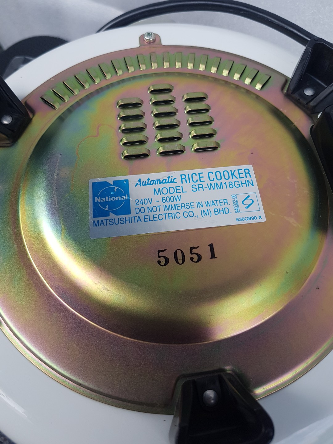 National Rice Cooker 1.8L Brand New W/O Box, TV & Home Appliances ...