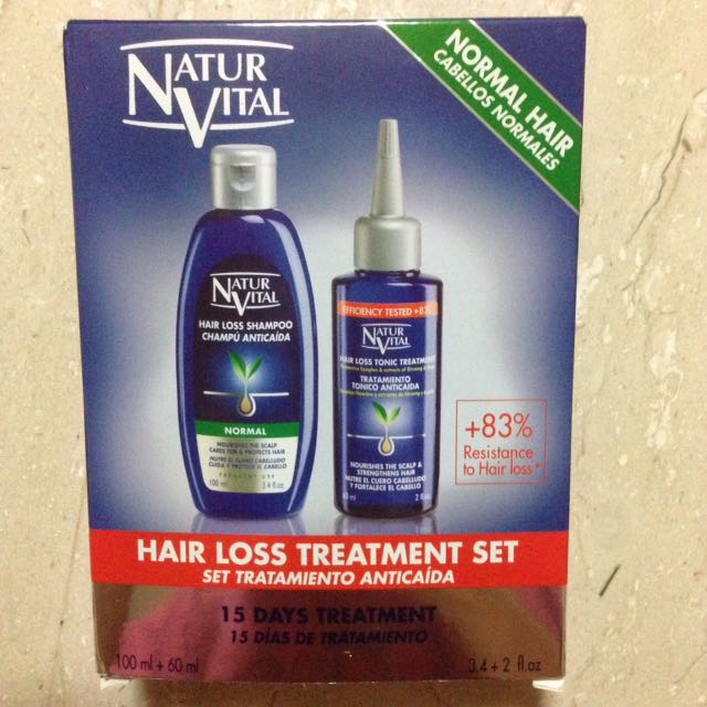 Natur Vital Hair Loss 15 Day Treatment Set Travel Size Health