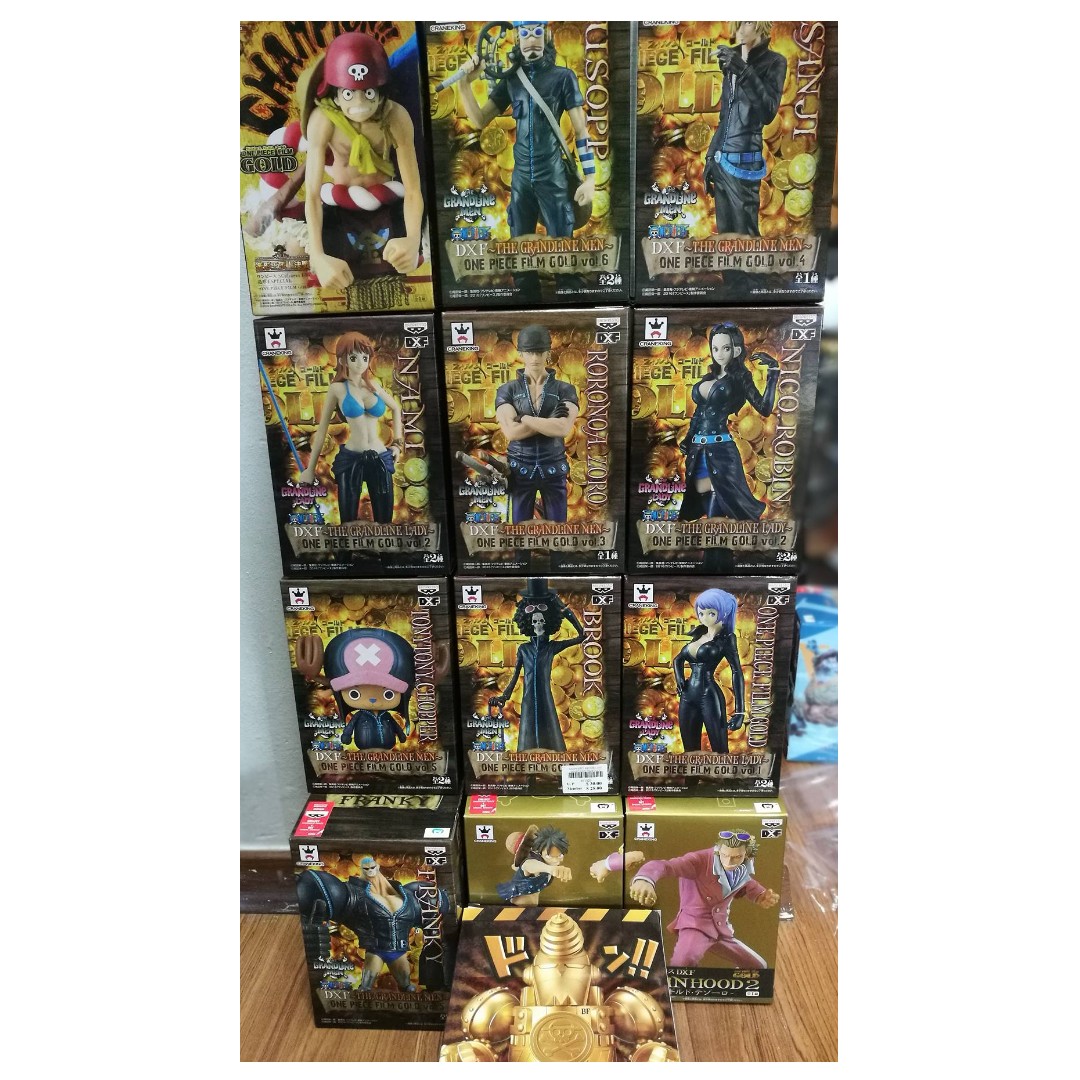 One Piece Banpresto Film Gold Set Toys Games Other Toys On Carousell