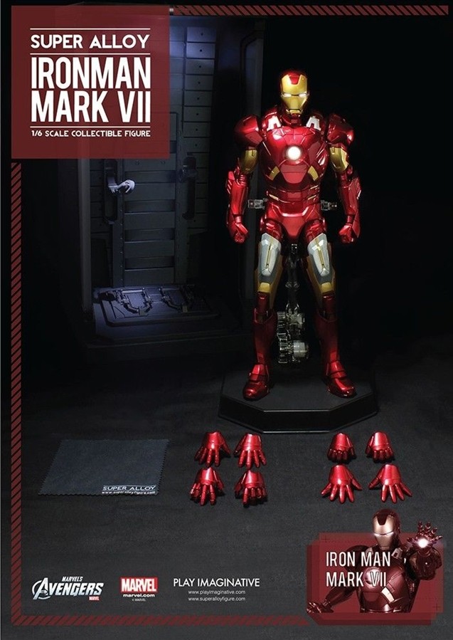 Play Imaginative IronMan Mk 7 die cast 1 6 Hobbies Toys Toys
