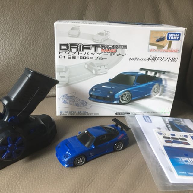 Tomy drift package nano 日產180sx Rc, 興趣及遊戲, 玩具& 遊戲類