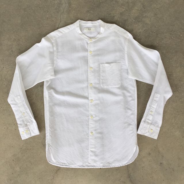 chinese collar uniqlo