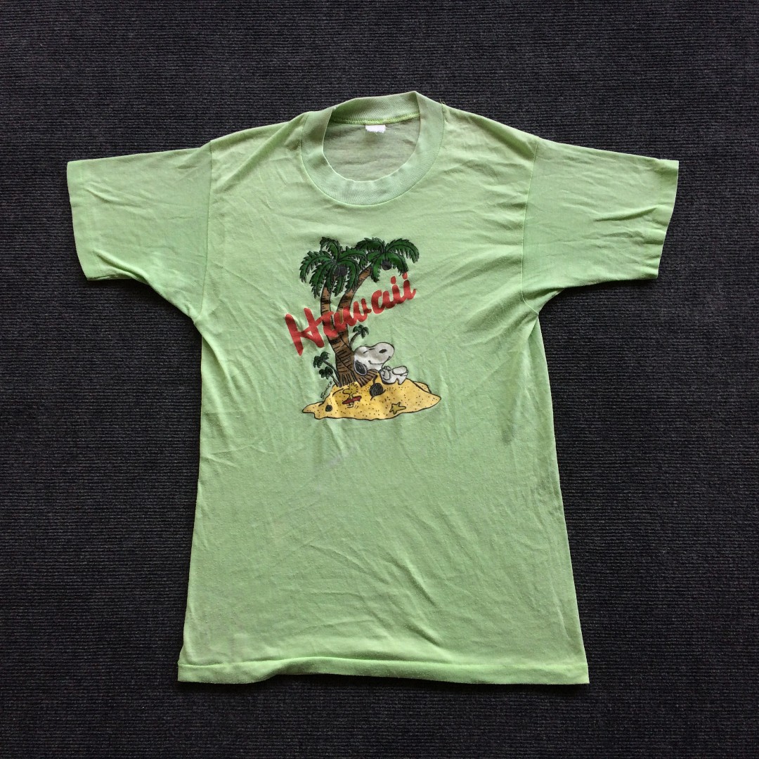 Vintage Hawaii Snoopy 70s Rare T Shirt Men S Fashion Clothes On Carousell