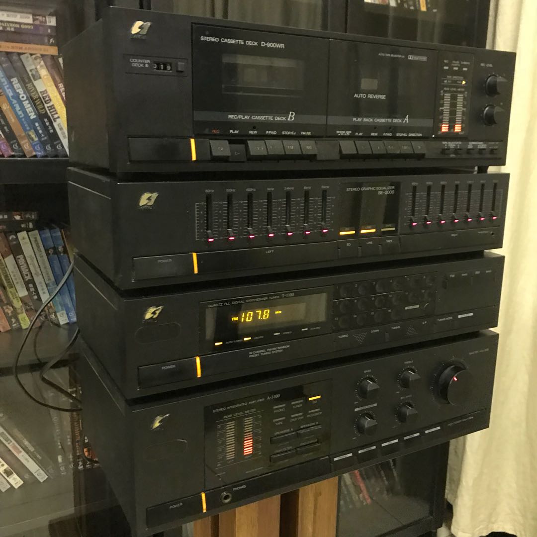 SANSUI D-α7 山水 カセット デッキ プレイヤー ウッド