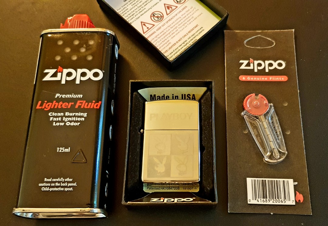 Zippo Lighter B graded with matching Inserts, Men's Fashion, Watches