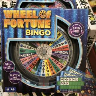 Wheel of fortune bingo