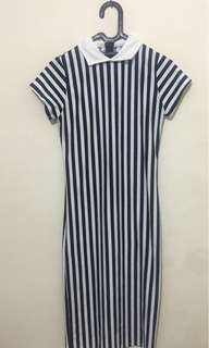 Dress stripes bodycon