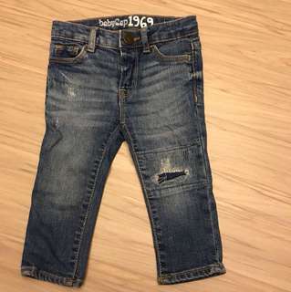 Gap 牛仔褲12m-18m