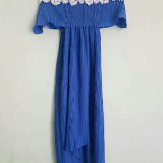 Dress biru (C7)