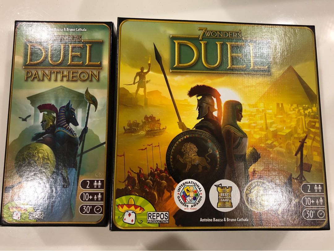 7 Wonders Duel And Pantheon Expansion Toys Games Board Games Cards On Carousell