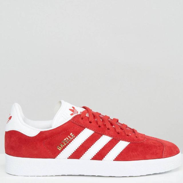 adidas gazelle red womens