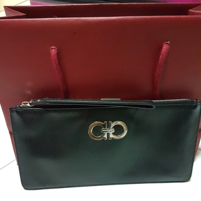 Ferragamo wristlet hotsell