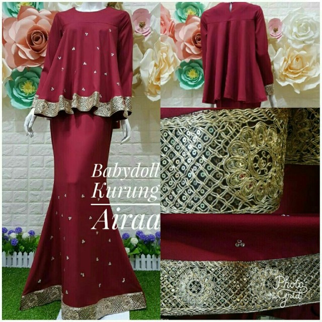 baby doll baju kurung