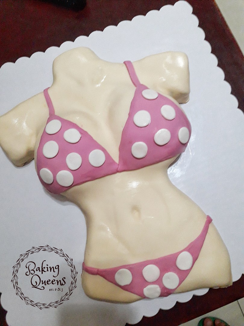 Hubby's Bikini Cake - CakeCentral.com