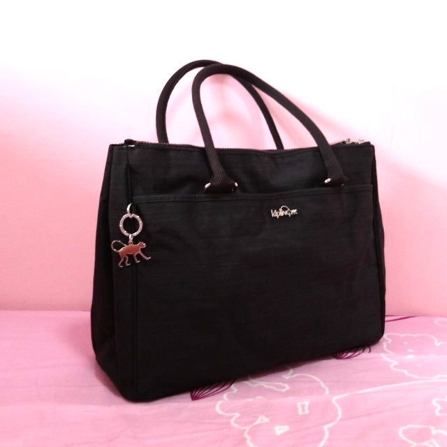 kipling black tote bag