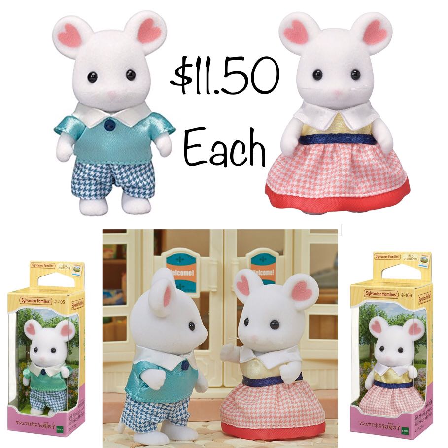 sylvanian families marshmallow mouse