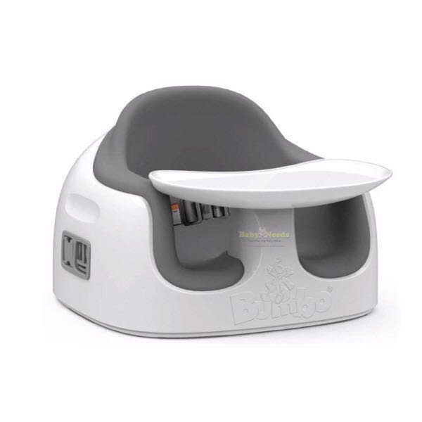 grey bumbo with tray