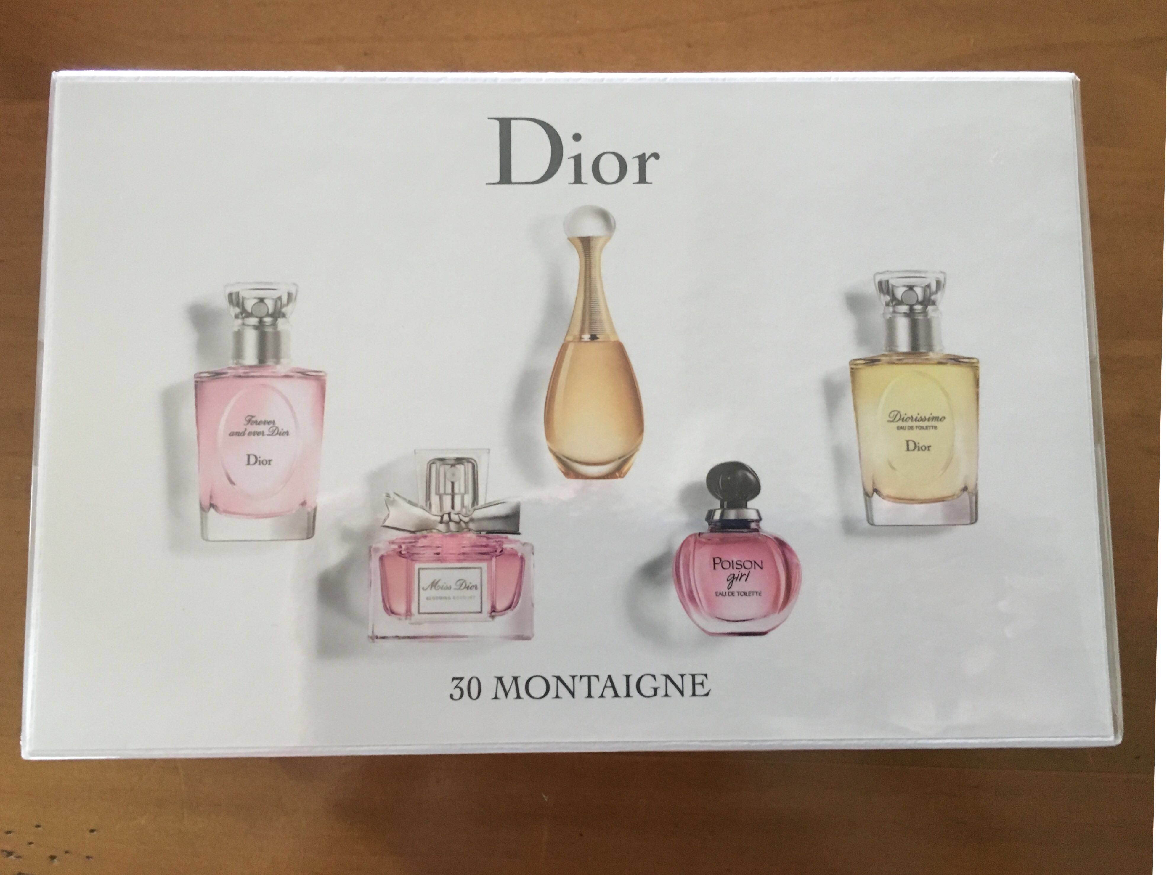 dior miniature perfume set