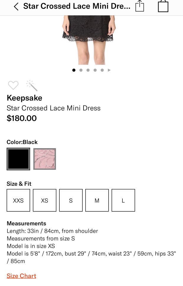 Brand New Keepsake Black Lace Dress, Women's Fashion, Dresses ...