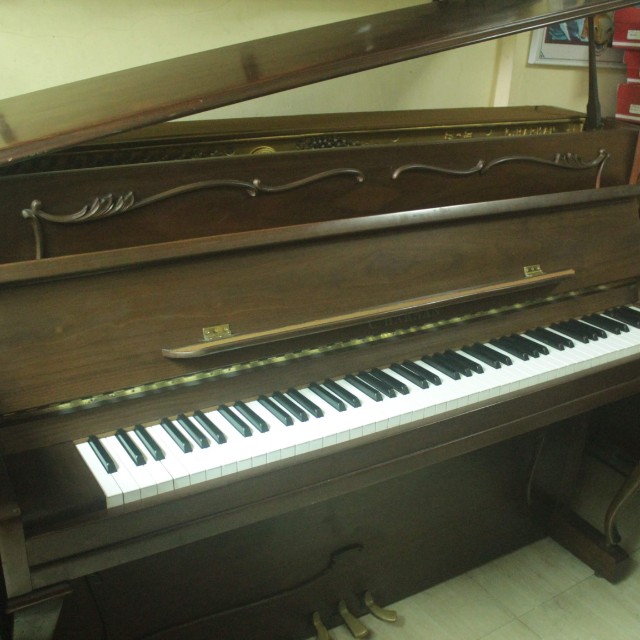 C. Harman German Brand Upright Acoustic Piano, Hobbies & Toys, Music ...