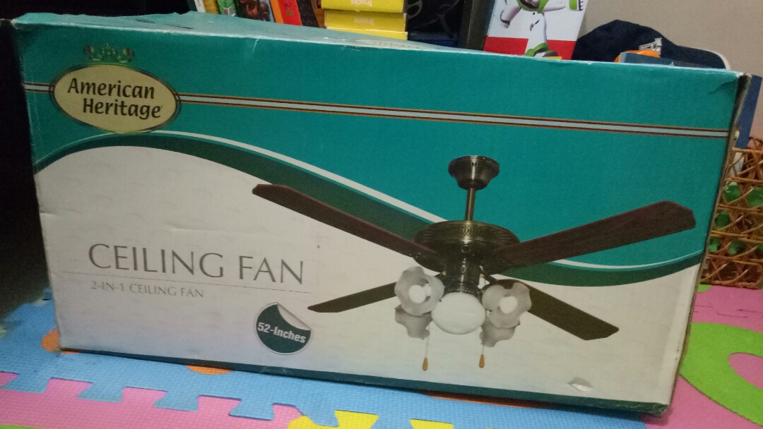 Ceiling Fan With Light On Carousell
