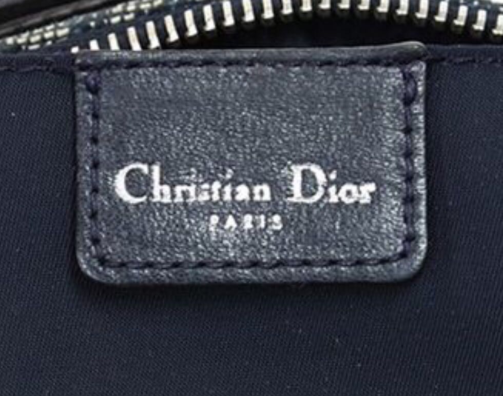 CHRISTIAN DIOR NAVY DENIM LOGO CHARMS POCHETTE BAG, Women's Fashion, Bags &  Wallets, Purses & Pouches on Carousell