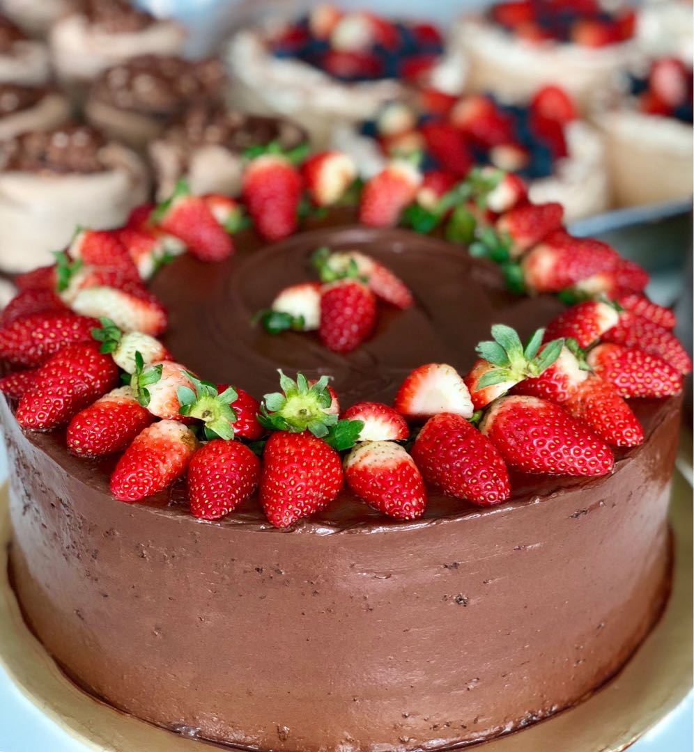 Double Chocolate Nutella Food Drinks Baked Goods On