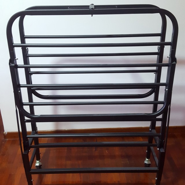 Foldable Mobile Single Bed Frame Furniture Others On Carou Photo