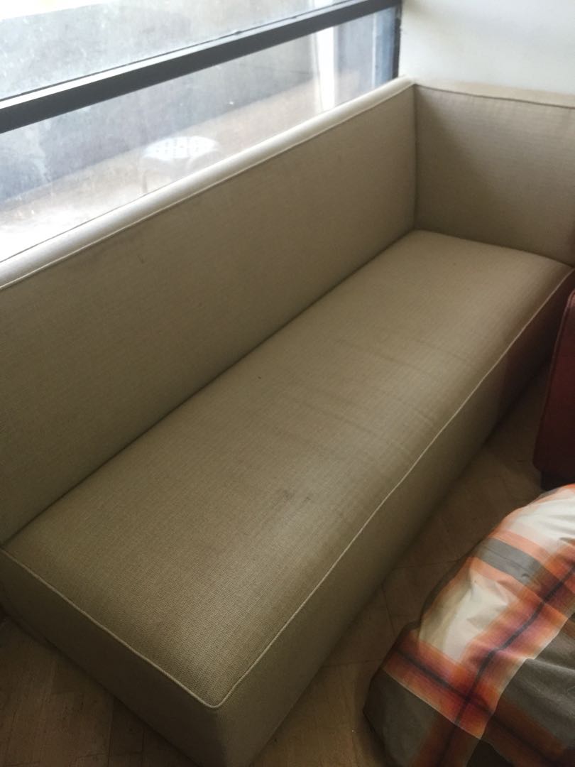 garage sale sofa, Furniture & Home Living, Furniture, Sofas on Carousell