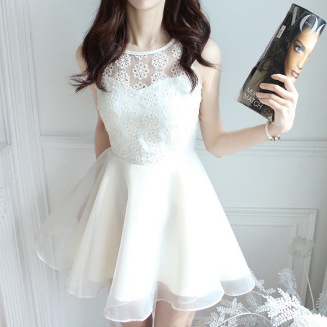 Lace 2024 dress korean