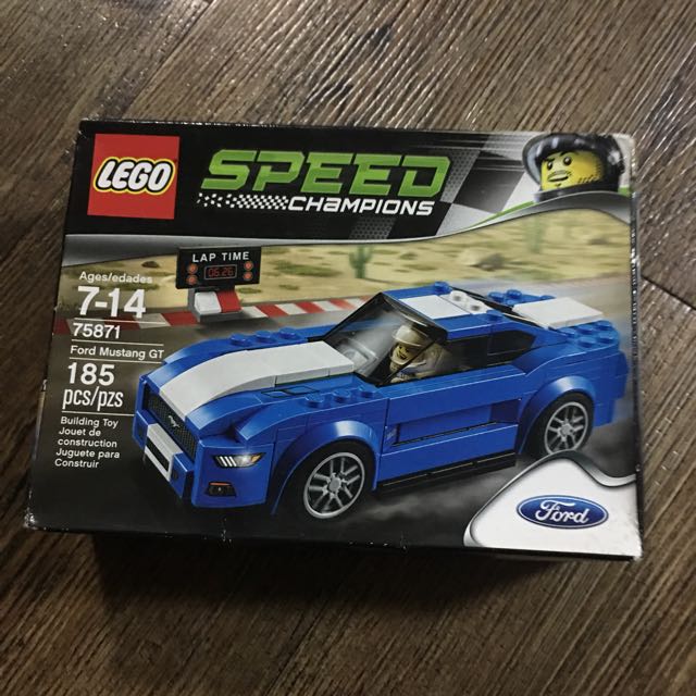 lego ford mustang gt speed champions