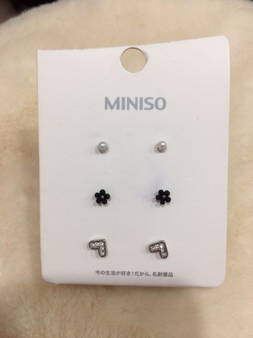 Miniso new arrivals earrings price